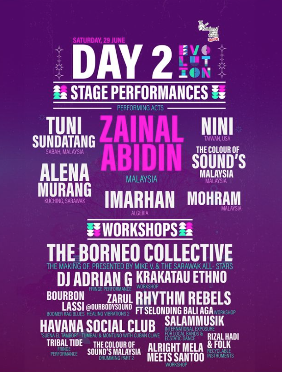 IMARHAN RAINFOREST WORLD MUSIC FESTIVAL 2024 MALAYSIA Revival Agency